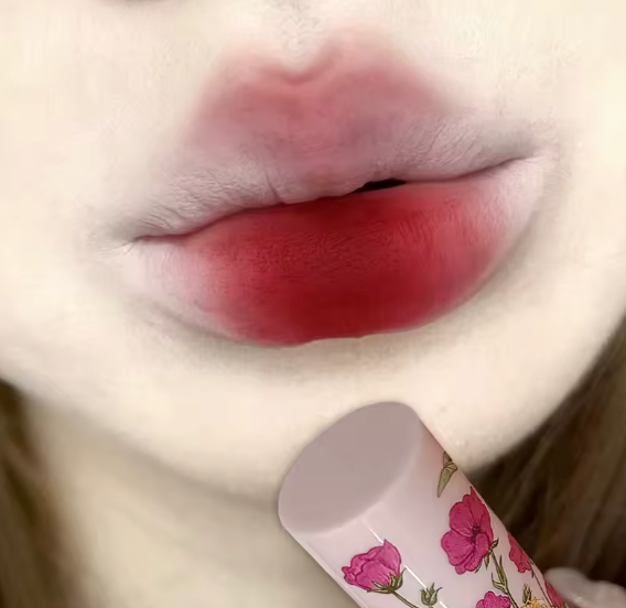 Floral Print Matte Lipstick