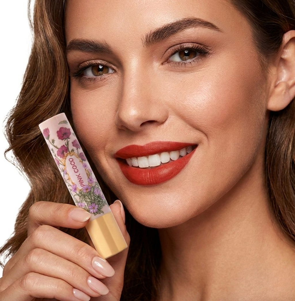 Floral Print Matte Lipstick
